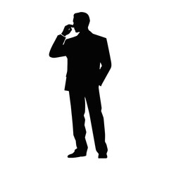 business people silhouette 
