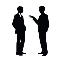 business people silhouette 
