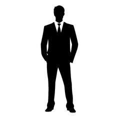 business people silhouette 
