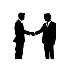 Fototapeta premium business people silhouette 