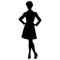 business people silhouette 