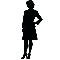 business people silhouette 