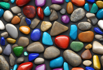 Fototapeta na wymiar Colorful stones
