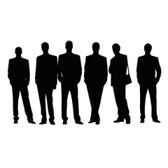 business people silhouette 