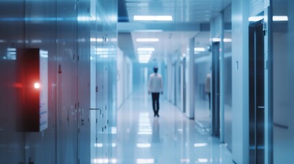 Fototapeta premium n advanced motion sensor detects movement in a high-security facility, its precise tracking and real-time alerts keeping the premises safe and secure