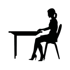 business people silhouette 