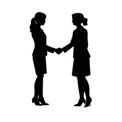 business people silhouette 