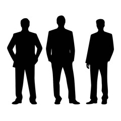 business people silhouette 
