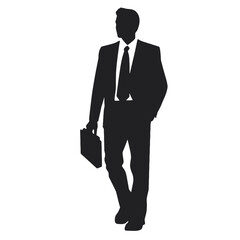 business people silhouette 