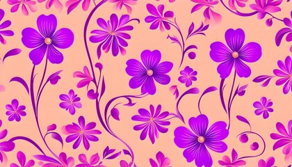 Flowers Pattern Background