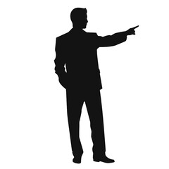 business people silhouette 