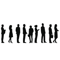 business people silhouette 