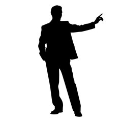 business people silhouette 