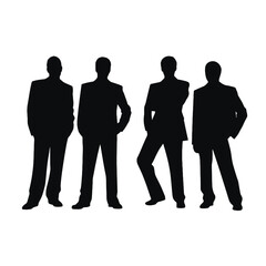 business people silhouette 