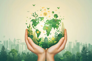 Sustainability and ESG Focus: Environmental, Social, and Governance (ESG) considerations may become even more central to business strategies - obrazy, fototapety, plakaty