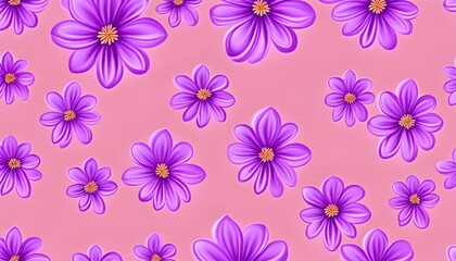 Flowers Pattern Background