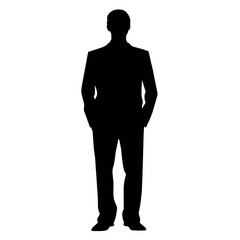 business people silhouette 