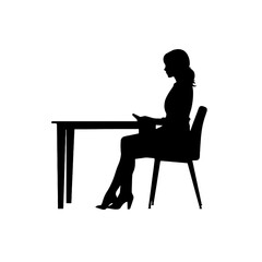 business people silhouette 