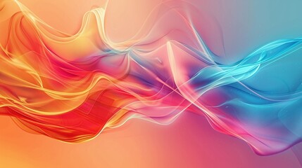 Dynamic Abstract with mixed colors in motion background