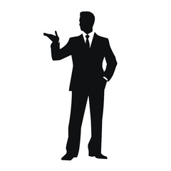 business people silhouette 