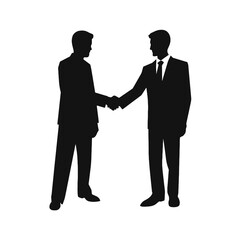 business people silhouette 