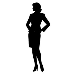 business people silhouette 