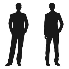 business people silhouette 