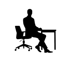business people silhouette 