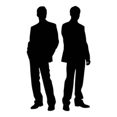 business people silhouette 