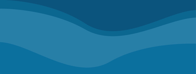Minimalist abstract sea blue background.