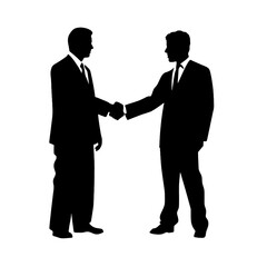 Fototapeta premium business people silhouette 