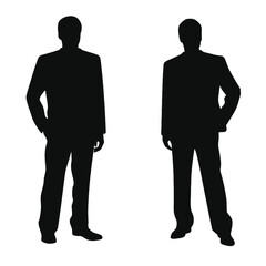 business people silhouette 