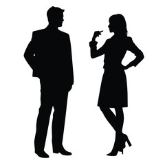 business people silhouette 