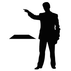 business people silhouette 