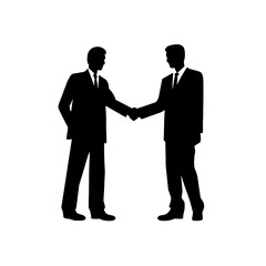 business people silhouette 