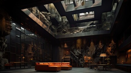 dark ceiling