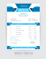 Obraz premium Company invoice Design