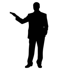 business people silhouette 