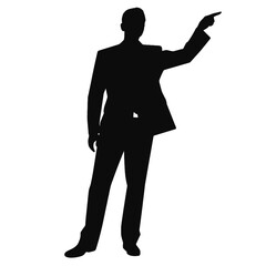 Obraz premium business people silhouette 