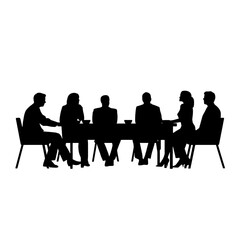 business people silhouette 