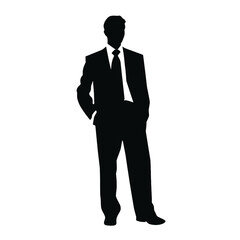 business people silhouette 