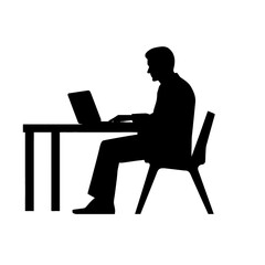 business people silhouette 