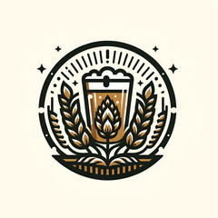 Craft Beer Brewery Graphic Logo