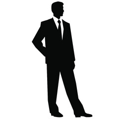 business people silhouette 