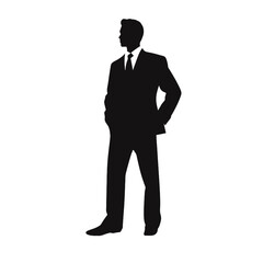 business people silhouette 