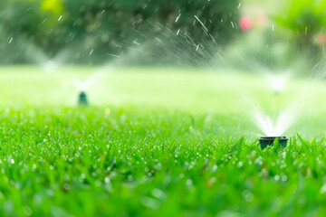 Effortless Lawn Care: Automatic Sprinkler in Action