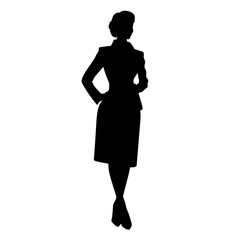 business people silhouette 