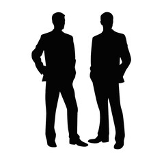 business people silhouette 