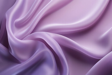 Obraz premium Processed collage of smooth elegant wavy lilac violet satin silk cloth fabric texture. Background