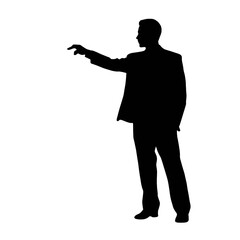 business people silhouette 